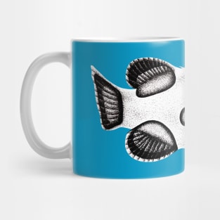 Orange storm clownfish drawing Mug